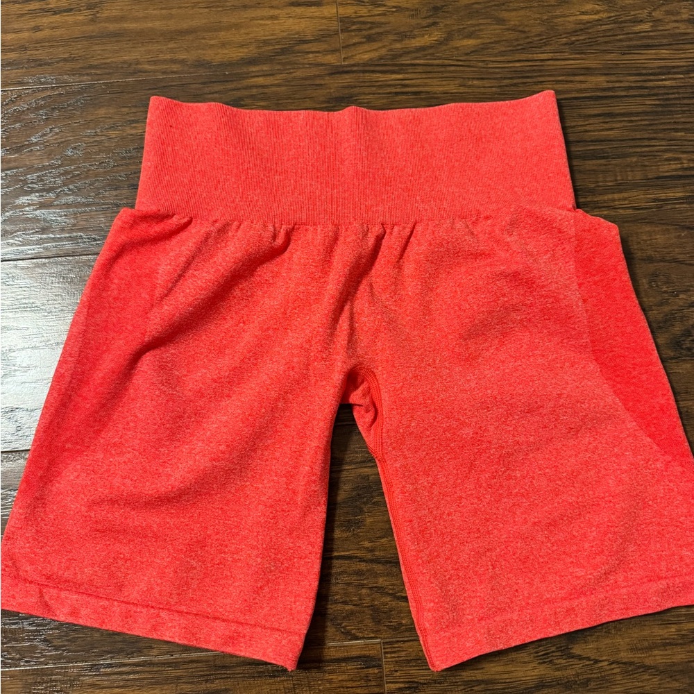NVGTN Red Athletic Shorts for Women